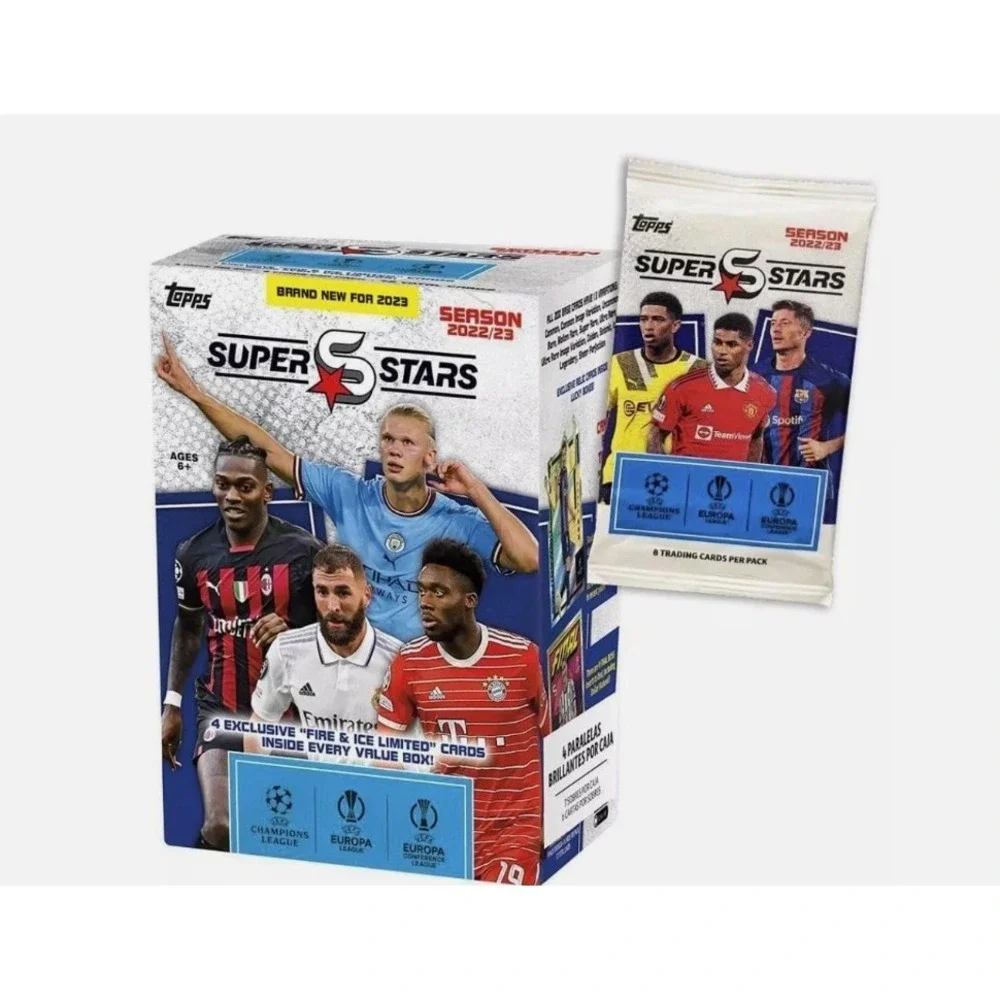 2022/23 Topps UEFA Superstars Soccer 9-Pack